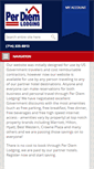 Mobile Screenshot of perdiemlodging.com